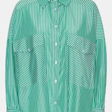 RilloIC Shirt - Green White Stripes