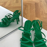 QQ-80 Milan Heels - Green