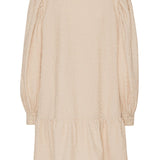 ElieIC Ruffle Dress - Light Beige