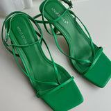 6805 Nairo Heels - Green