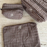 EmilieIC Computer Sleeve - Brown Checks