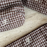 EmilieIC Computer Sleeve - Brown Checks