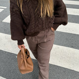 NoraIC Sweater - Chocolate Brown