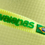 Havaianas Brasil Logo Flip Flop - Lime