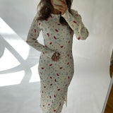 Oda Dress - Yellow Day Dream Flower Print